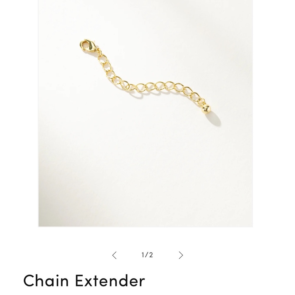 Uncommon James Gold Chain Extender